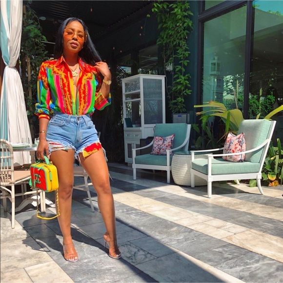 Long Sleeve Oversized Red Loose Tunic Shirt Dress - Picture 2 of 8